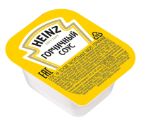 Соус Heinz горчичный (25мл x 125шт), 3.125кг