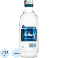 Вода питьевая Legend Of Baikal без газа, 330мл, стекло
