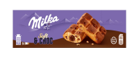 Пирожное бисквитное Milka Biscuits Милка с шоколадной начинкой и кусочками молочного шоколада, 175г