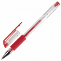 Ручка гелевая Brauberg Number One красная, 0.5мм