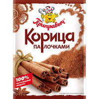 Корица Приправыч палочками, 15г