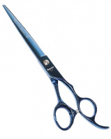 Ножницы парикмахерские Kapous Pro-scissors B прямые, 7.5', голубой футляр