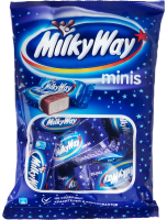 Конфеты шоколадные Milky Way Minis, 176г x 9 шт