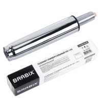 Газлифт прочный BRABIX HD-140 стандартный, ХРОМ, в открытом виде 413 мм, d 50 мм, класс 4, 533078
