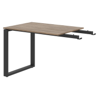 Брифинг-приставка EB 1070 Кария Пальмира/Антрацит 1000х700х750 ENIO