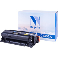 Картридж лазерный Nv Print CE402AY, желтый, совместимый