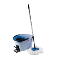 Набор для уборки Vileda Professional УльтраСпин Мини, 10л, голубой, с телескопической ручкой, 158010
