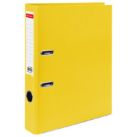 Папка-регистратор А4 Brauberg желтая, 50мм, 226593, с металлическим уголком