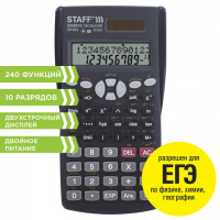 Калькулятор инженерный Staff STF-810 серый, 10+2 разрядов