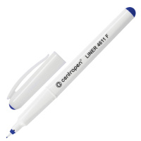 Ручка капиллярная Centropen Ergoline 4611 синяя, 0.3мм, белый корпус