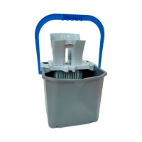 Ведро с отжимом Росмоп Лайт 25л, синяя ручка, PRO-25L