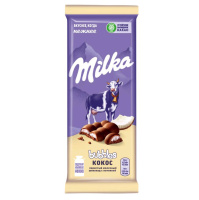 Шоколад Milka Bubbles молочный, пористый, с кокосом, 92г