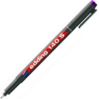 Маркер для пленок Edding 140S фиолетовый, 0.3мм, круглый наконечник, для деликатных гладких поверхно
