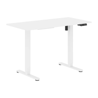 Стол письменный AT-002.1 Белый/Белый 1200х600х720-1180 XTEN-UP