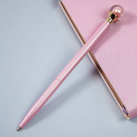 Ручка шариковая автоматическая MESHU 'Pink pearl' синяя, 1,0мм