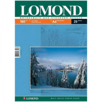 Фотобумага для струйных принтеров Lomond А4, 25 листов, 180 г/м2, матовая, односторонняя, 102037