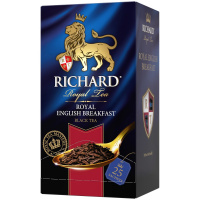 Чай Richard Royal English Вreakfast, черный, 25 пакетиков
