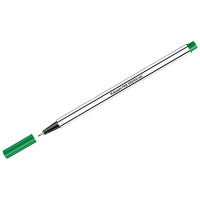Ручка капиллярная Luxor Fine Writer 045 зеленая, 0.45мм, белый корпус