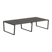 Стол 4-х местный EVWST 3116 Мокко/Черный 3126х1606х750 EDIS