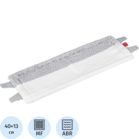 Насадка МОП микроволокно комбинир (крепление язык с кнопками)40см_NММK-40-М