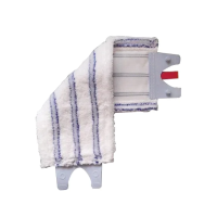 Плоский моп Мини 35см, микрофибра, с мягким абразивом, на кнопках, ГИ-020/9-10