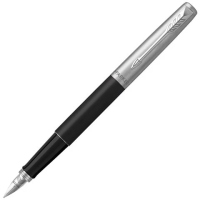 Перьевые ручки класса Люкс Parker Jotter Bond Street Black CT F, черный корпус, 2030947