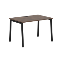 Стол прямой ELST 1180 Дуб Денвер тёмный/Черный 1160х800х750 EDIS