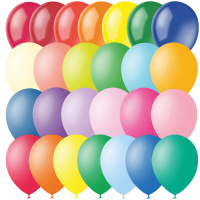 Воздушные шары Поиск ассорти, 30см, 100шт