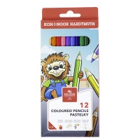 Карандаши цветные Koh-I-Noor 'Lion', 12цв., заточен., картон, европодвес