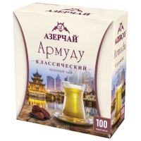 Чай Азерчай Армуду зеленый, 100 пакетиков