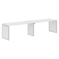 Стол 2-х местный XQPWST 3270 Белый/Алюминий 1600х700х750 XTEN-QP