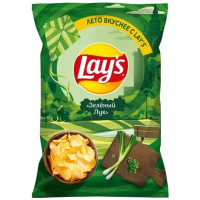 Чипсы Lay's Зеленый лук, 140г