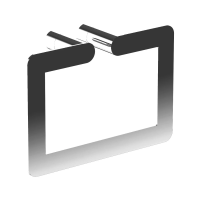 Полотенцедержатель Nofer Verona глянцевый, 16880.B