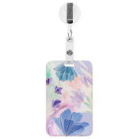 Бейдж вертикальный с 3D-печатью 'Pastel grade' (85х54 мм), с рулеткой, СЛАЙДЕР, FUNSTER (ФАНСТЕР), 2