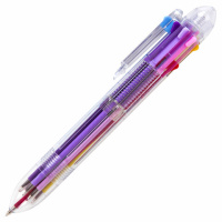 Ручка многоцветная шариковая автоматическая 8 ЦВЕТОВ, узел 0,7 мм, на блистере, BRAUBERG KIDS, 14393