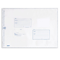 Пакет почтовый полиэтиленовый Suominen белый, 280х380мм, 70мкм, 1шт, стрип, Куда-Кому