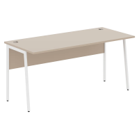 Стол прямой СП-4P Мокачино/Белый 1600х720х755 IMAGO PLUS