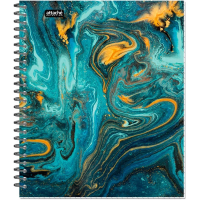 Бизнес тетрадь Attache Selection Fluid бирюзовый, А5, 96 листов, в клетку, на спирали, картон