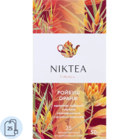 Чай Niktea Rooibush Orange (Ройбуш Оранж), травяной, 25 пакетиков