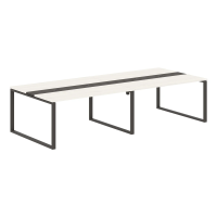 Конференц стол EQCT 3114 Ясень Траун/Мокко 3132х1346х750 EDIS