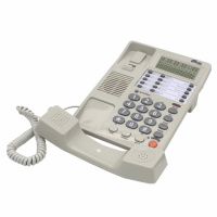 Стационарный телефон Ritmix RT-495 white спикерфон, память 60 номеров, тональный/импульсный режим, б