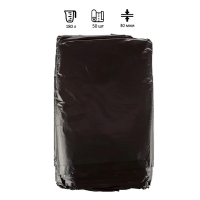 Мешки для мусора ПВД 180л 30мкм 50 шт черного цвета 90x110см