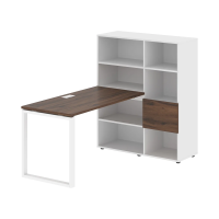 Рабочая станция EQRST 1113 Дуб Денвер тёмный/Белый 1790х1120х1355 EDIS