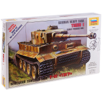 Модель для сборки Звезда Немецкий тяжёлый танк T-VI Тигр, масштаб 1:72