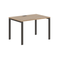 Стол прямой EUST 1180 Дуб Денвер светлый/Мокко 1160х800х750 EDIS