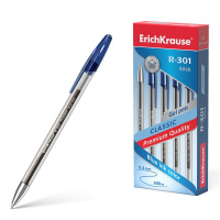 Ручка гелевая ErichKrause R-301 Classic Gel Stick 0.5, синяя