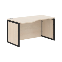 Стол эргономичный XQPCET 149H(L) Бук Тиара/Антрацит 1400х900х750 XTEN-QP