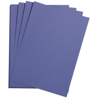 Цветная бумага Clairefontaine Etival color ультрамарин, 500х650мм, 24 листа, 160г/м2, легкое зерно