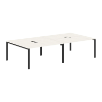 Стол 4-х местный EUWST 3116 Ясень Траун/Черный 3126х1606х750 EDIS