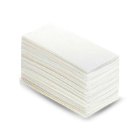 Бумажные полотенца листовые, V-сложение, 250шт, 1 слой, белые, 261252 Экстра-С